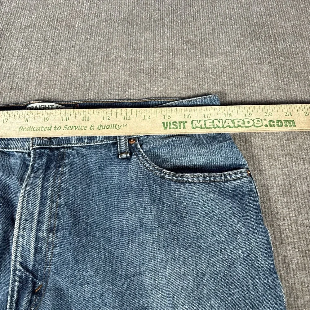 Levi's 505 Jeans Mens 35x29 Regular Fit Straight Light Blue Denim Cotton Y2K